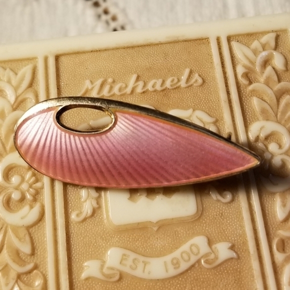 VINTAGE ivar holth sterling guilloche brooch - Picture 7 of 8